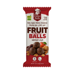 Délice Bello - Fruit Balls - Original - Date - Apple - Walnut - Cinnamon