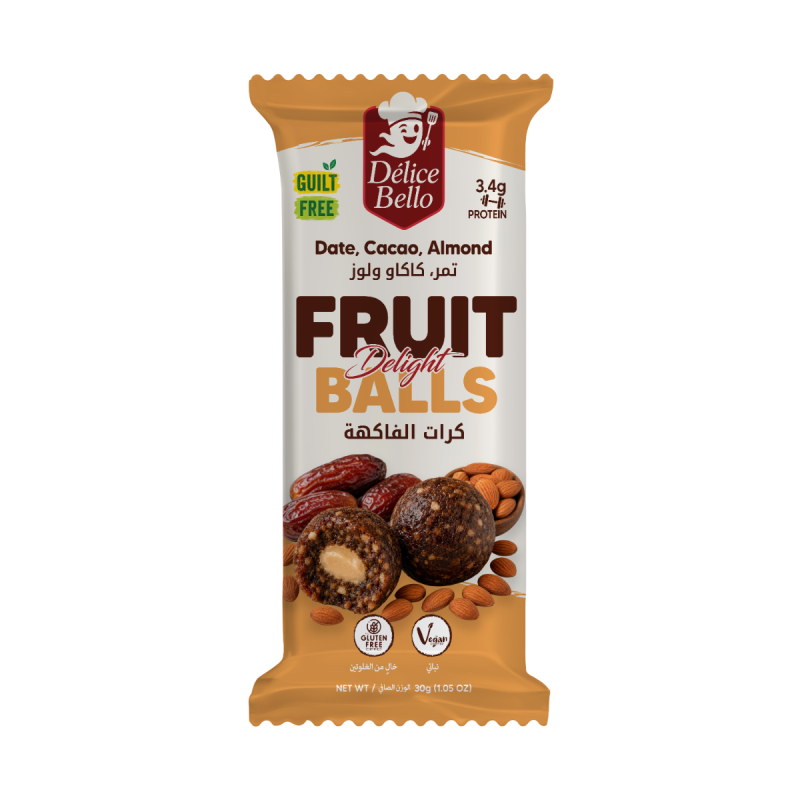 Délice Bello - Fruit Balls - Delight - Date - Cacao - Almond