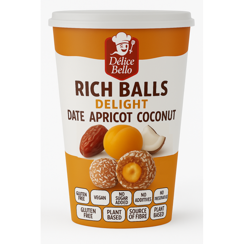 Délice Bello® - Rich Balls Delight - Date Apricot Coconut