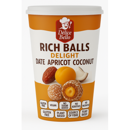 Délice Bello® - Rich Balls Delight - Date Apricot Coconut