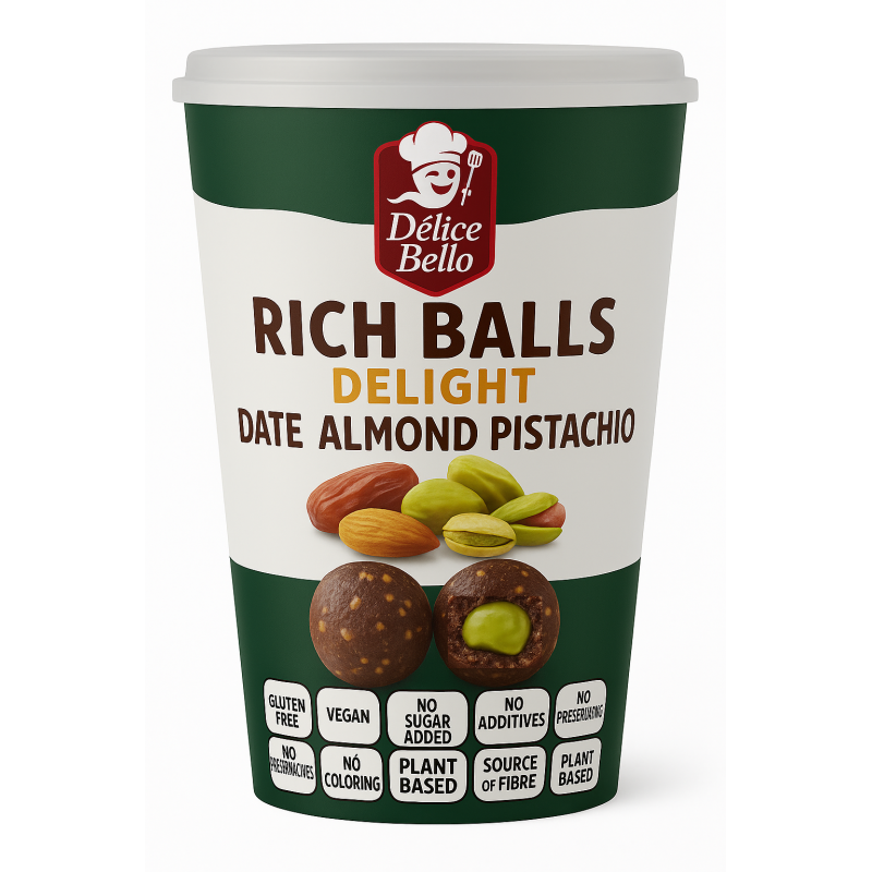 Délice Bello® - Rich Balls Delight - Date Almond Pistachio