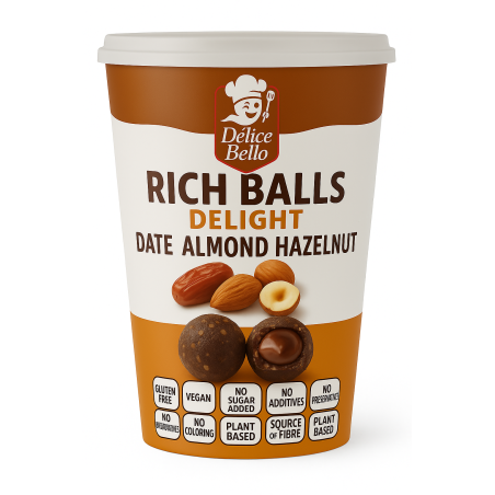 Délice Bello® - Rich Balls Delight - Date Almond Hazelnut