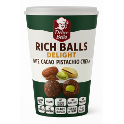 Délice Bello® - Rich Balls Delight - Date Cacao Pistachio Cream