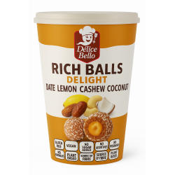 Délice Bello® - Rich Balls Delight - Date Lemon Cashew Coconut