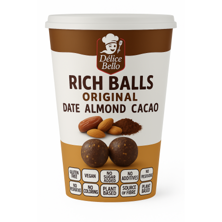 Délice Bello® - Rich Balls Original - Date Almond Cacao
