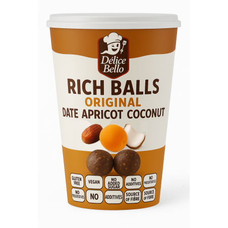 Délice Bello® - Rich Balls Original - Date Apricot Coconut