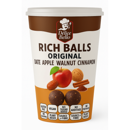 Délice Bello® - Rich Balls Original - Date Apple Walnut Cinnamon