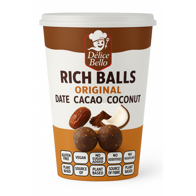 Délice Bello® - Rich Balls Original - Date Cacao Coconut