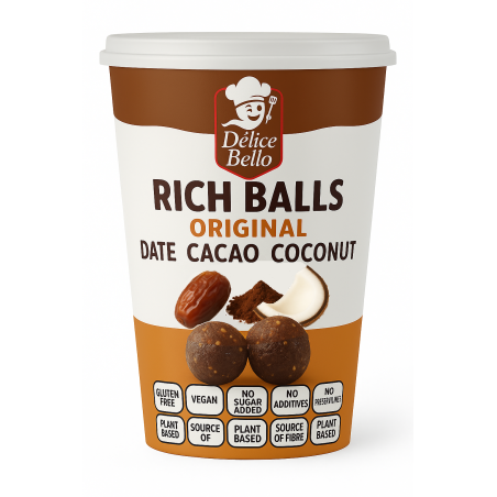 Délice Bello® - Rich Balls Original - Date Cacao Coconut