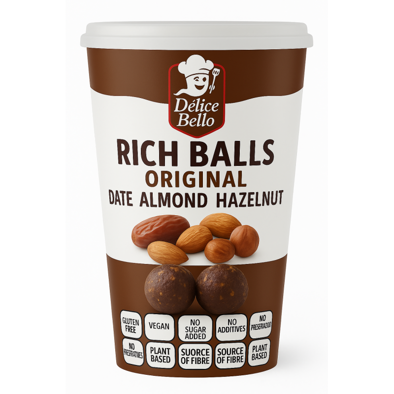 Délice Bello® - Rich Balls Original - Date Almond Hazelnut