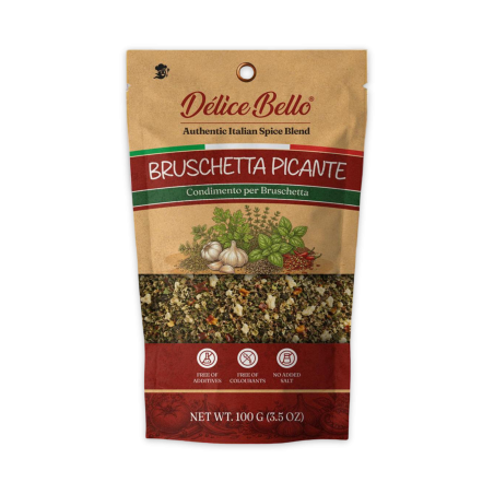 Délice Bello - Condimento per Bruschetta - Bruschetta Piccante 100g