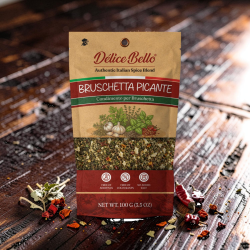 Délice Bello - Condimento per Bruschetta - Bruschetta Piccante 100g